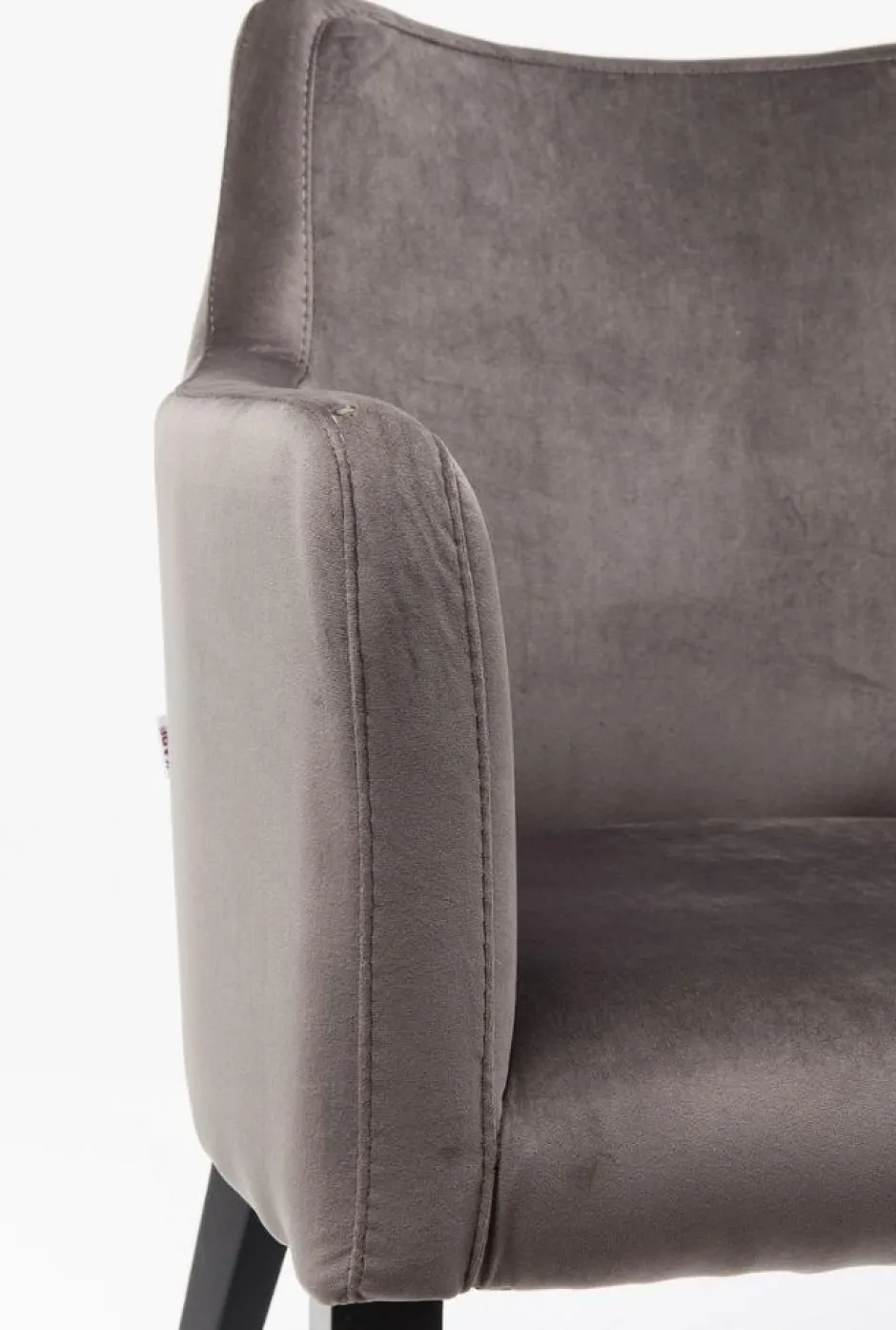 Cheap Armleunstoel Black Mode Fluweel Grijs Kasten|Stoelen