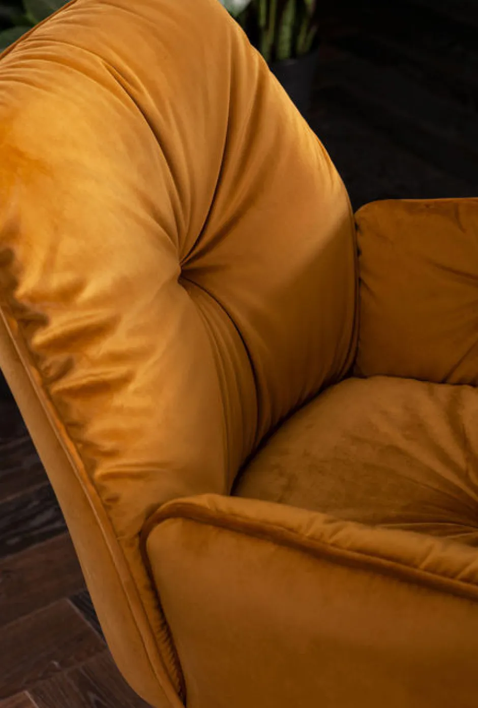 Sale Armleunstoel Mila Geel Kasten|Stoelen