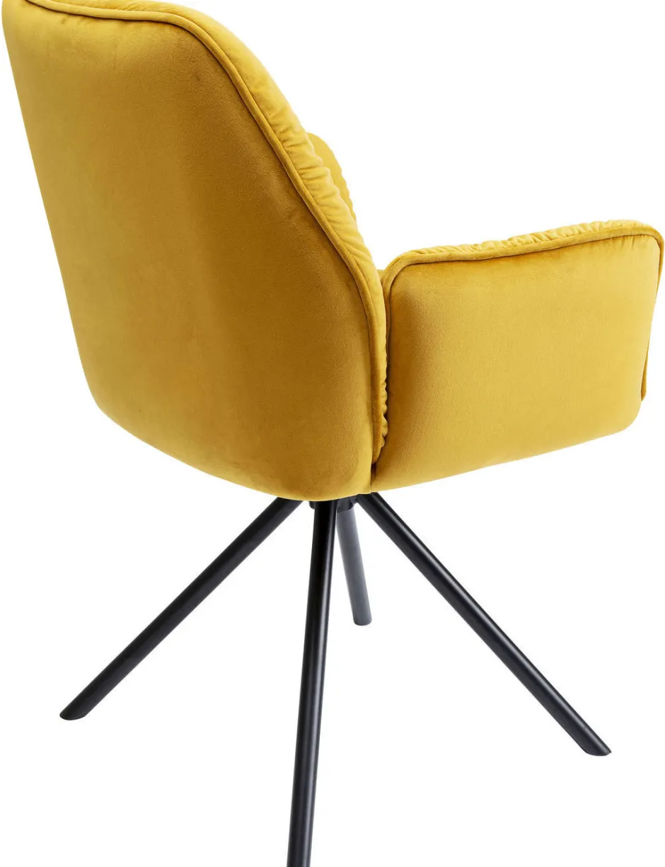 Sale Armleunstoel Mila Geel Kasten|Stoelen