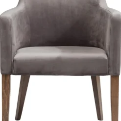 Cheap Armleunstoel Mode Fluweel Grijs Kasten|Stoelen