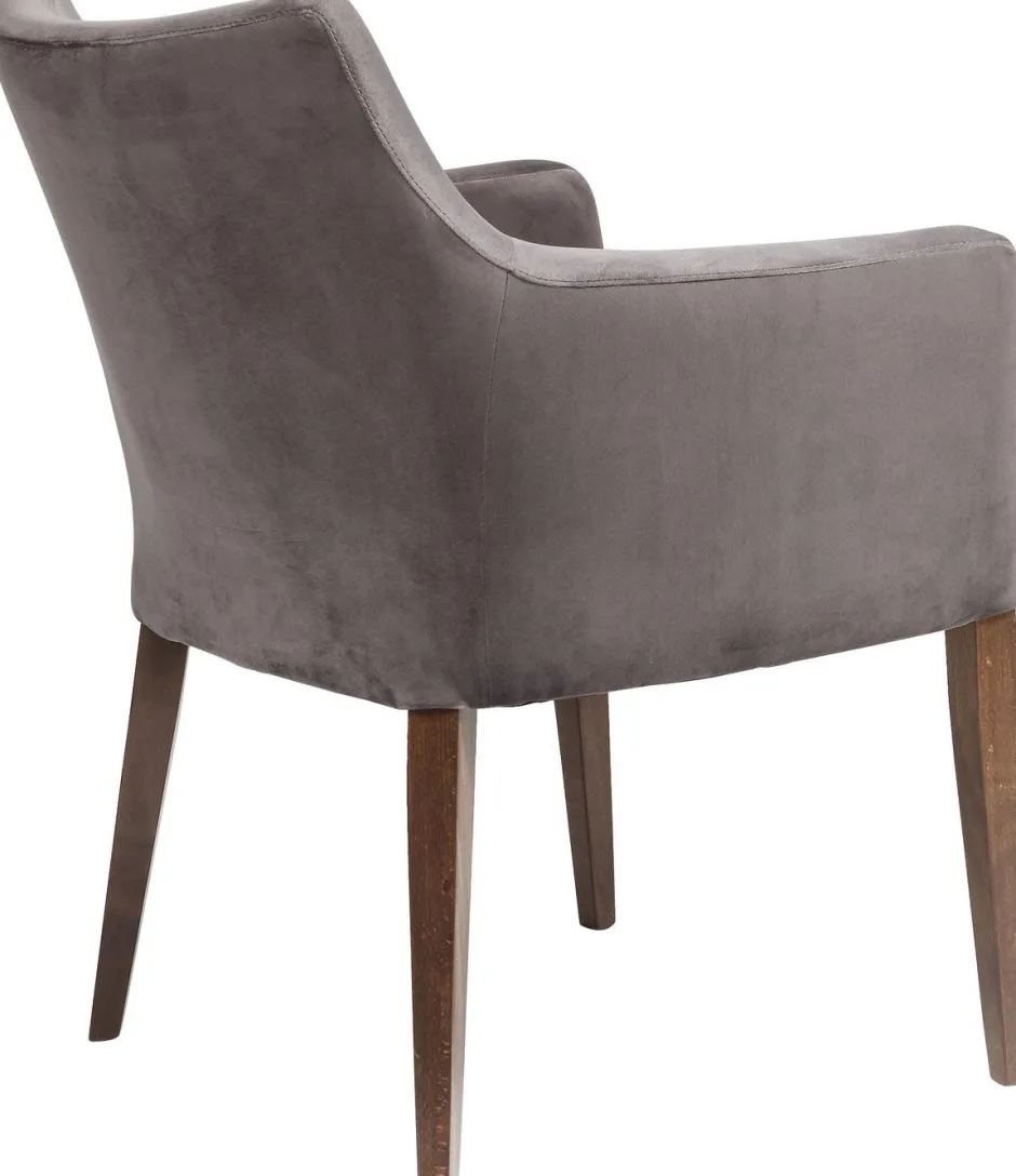 Cheap Armleunstoel Mode Fluweel Grijs Kasten|Stoelen