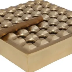 Sale Asbak Soho Square Brass 25x25cm Woondecoratie|Kasten