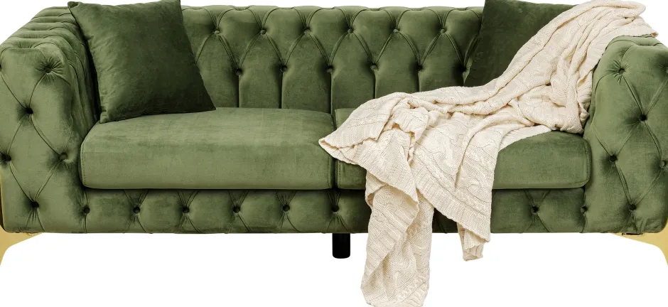 Flash Sale Bank Bellissima 2-Seater Velvet Green 200cm Kasten|Tuinmeubelen