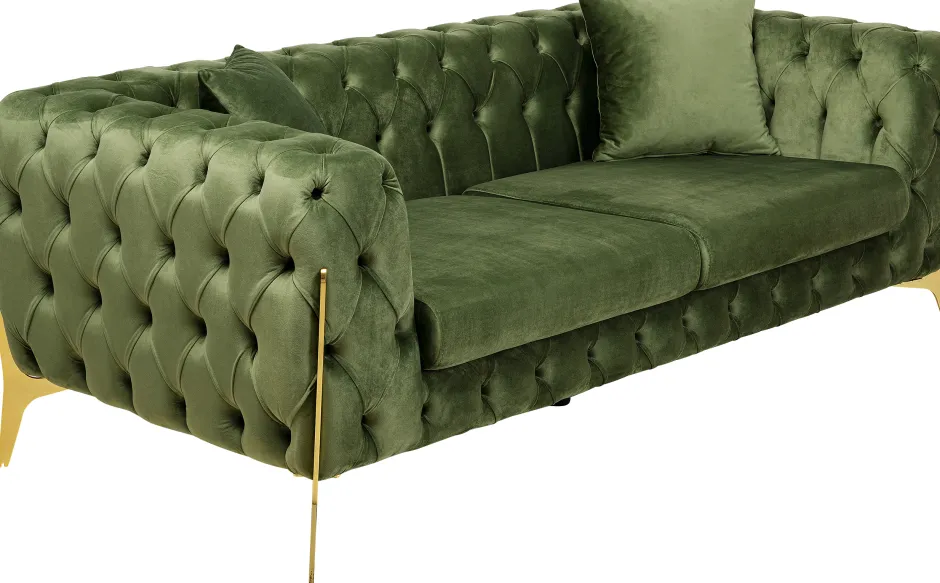 Flash Sale Bank Bellissima 2-Seater Velvet Green 200cm Kasten|Tuinmeubelen