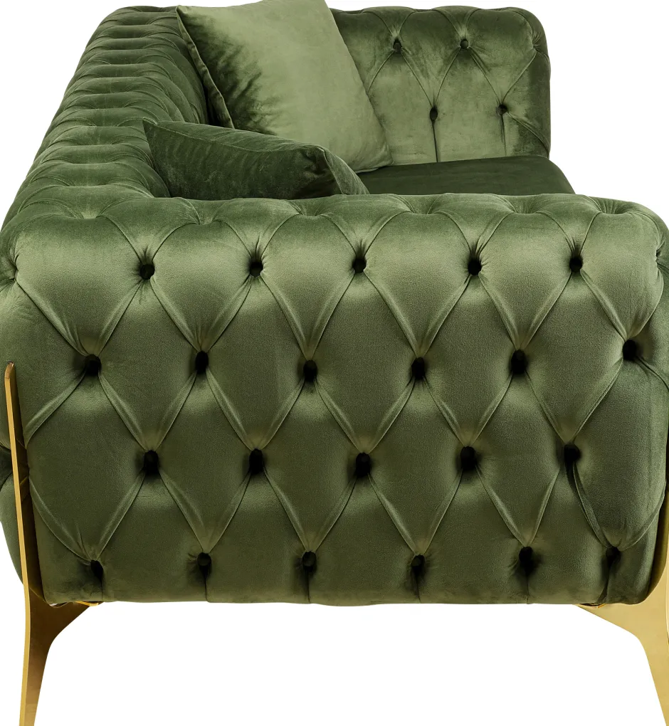 Flash Sale Bank Bellissima 2-Seater Velvet Green 200cm Kasten|Tuinmeubelen