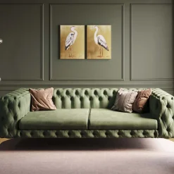 Store Bank Bellissima 3-zits Green 240cm Kasten|Tuinmeubelen
