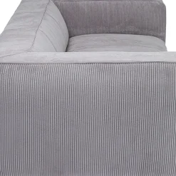 Discount Bank Cubetto Cord 3-zits Light Grey 220cm Kasten|Tuinmeubelen
