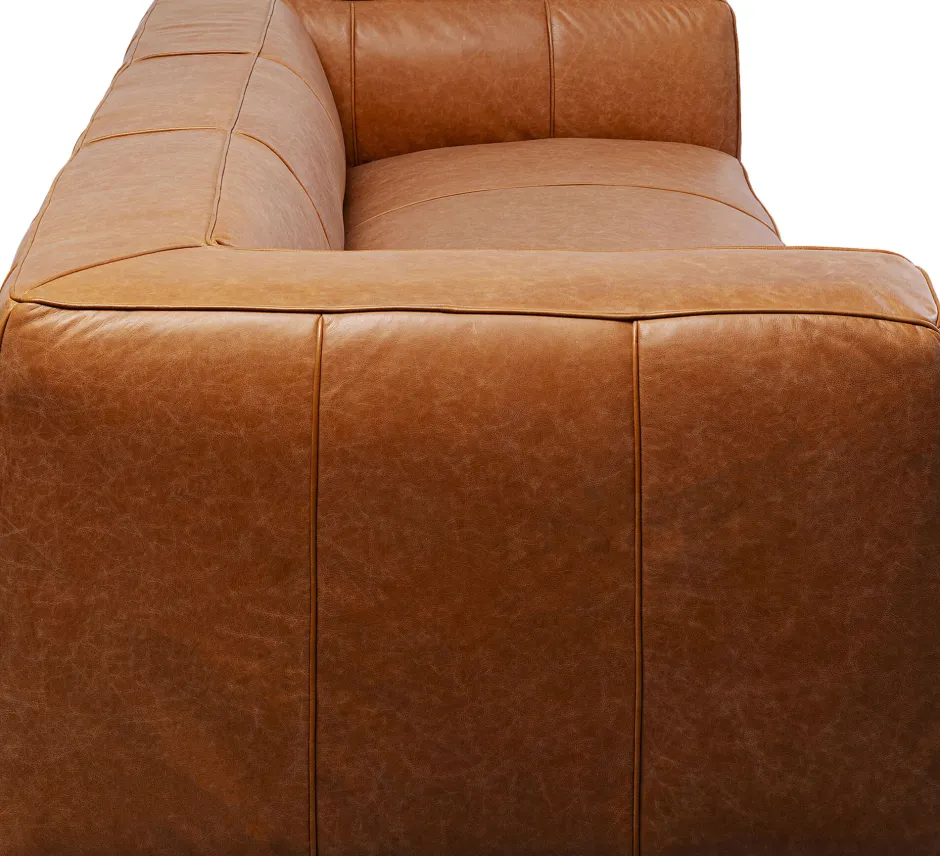 Cheap Bank Cubetto Smart Leather Light Brown 220cm Kasten|Tuinmeubelen