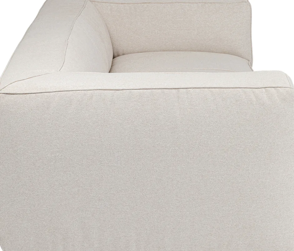 Outlet Bank Cubetto 3-zits Cream 220cm Kasten|Tuinmeubelen