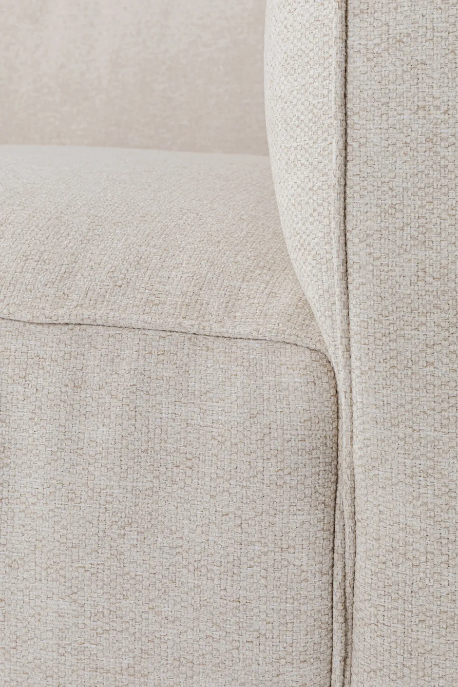 Outlet Bank Cubetto 3-zits Cream 220cm Kasten|Tuinmeubelen