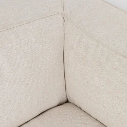 Outlet Bank Cubetto 3-zits Cream 220cm Kasten|Tuinmeubelen