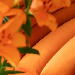Clearance Bank Element Wave Oranje Kasten|Tuinmeubelen