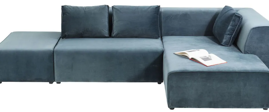 Cheap Bank Infinity Fluweel Oceaan Rechts Kasten|Tuinmeubelen