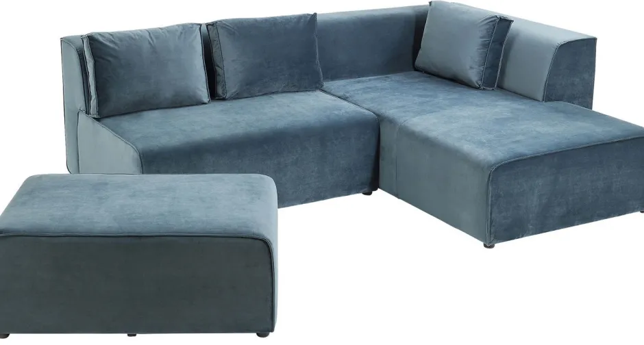 Cheap Bank Infinity Fluweel Oceaan Rechts Kasten|Tuinmeubelen