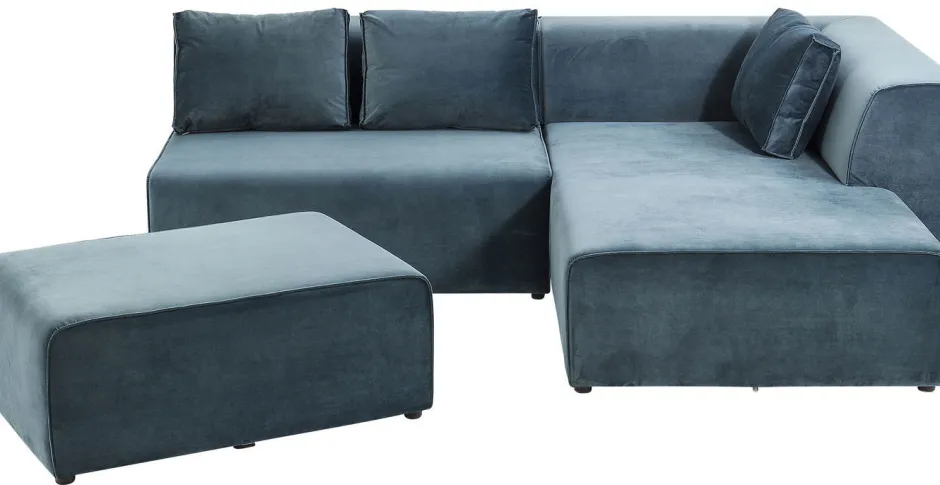 Cheap Bank Infinity Fluweel Oceaan Rechts Kasten|Tuinmeubelen