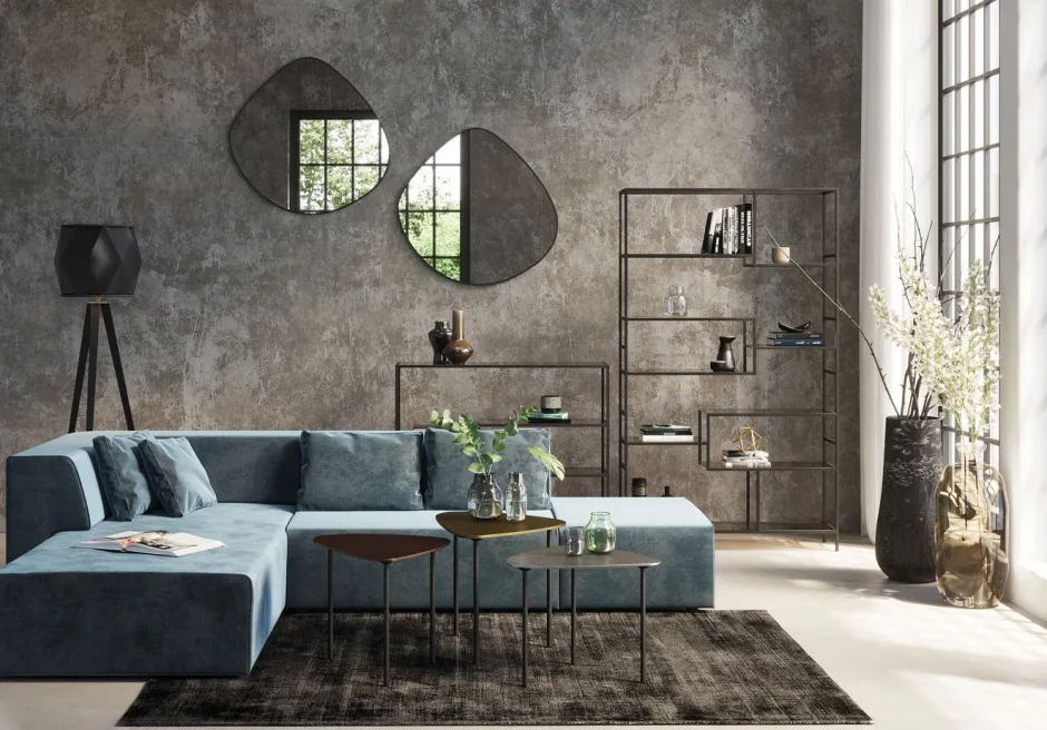 Fashion Bank Infinity Fluweel Oceaan Links Kasten|Tuinmeubelen