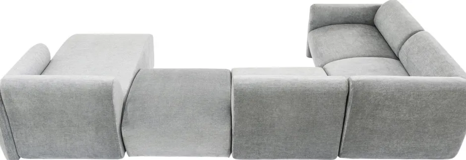 Hot Bank Living Landscape 2 Lucca Grey Right 328cm Kasten|Tuinmeubelen