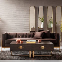 Shop Bank Loft 3-Zits Bruin Kasten|Tuinmeubelen