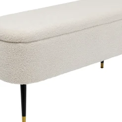 Shop Bank Met Opbergruimte Rico White Tuinmeubelen|Banken