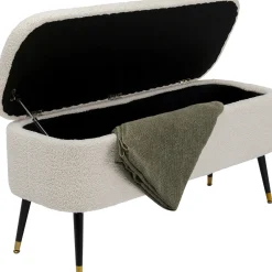 Shop Bank Met Opbergruimte Rico White Tuinmeubelen|Banken