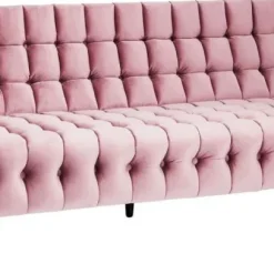 Clearance Bank Milchbar 3-Zits Fluweel Roze Kasten|Tuinmeubelen