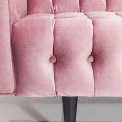 Clearance Bank Milchbar 3-Zits Fluweel Roze Kasten|Tuinmeubelen
