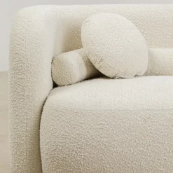 Outlet Bank 3-zits Kelly Boucle 225cm Kasten|Tuinmeubelen