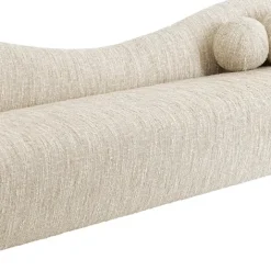 Outlet Bank 3-zits Livia Melange Cream 261cm Kasten|Tuinmeubelen