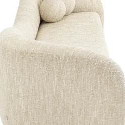 Outlet Bank 3-zits Livia Melange Cream 261cm Kasten|Tuinmeubelen