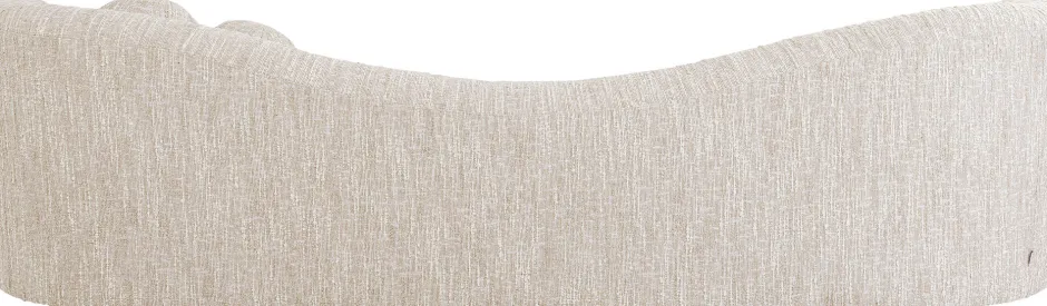 Outlet Bank 3-zits Livia Melange Cream 261cm Kasten|Tuinmeubelen