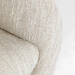 Outlet Bank 3-zits Livia Melange Cream 261cm Kasten|Tuinmeubelen