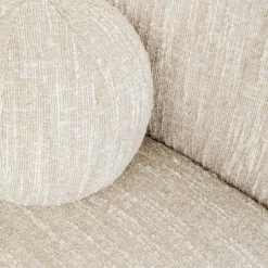 Hot Bank 2-zits Livia Melange Cream 201cm Kasten|Tuinmeubelen