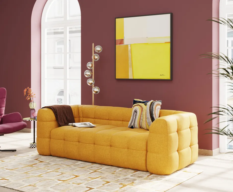Cheap Bank 3-zits Salamanca Yellow 240cm Tuinmeubelen|Banken