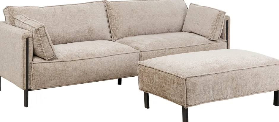 Best Bank 3-zits Victor Beige 233cm Kasten|Tuinmeubelen