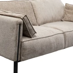 Outlet Bank 2-zits Victor Beige 178cm Kasten|Tuinmeubelen