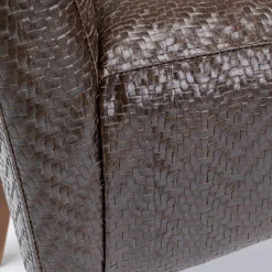 Cheap Bankje Motley Zigzag Brown Kasten|Tuinmeubelen