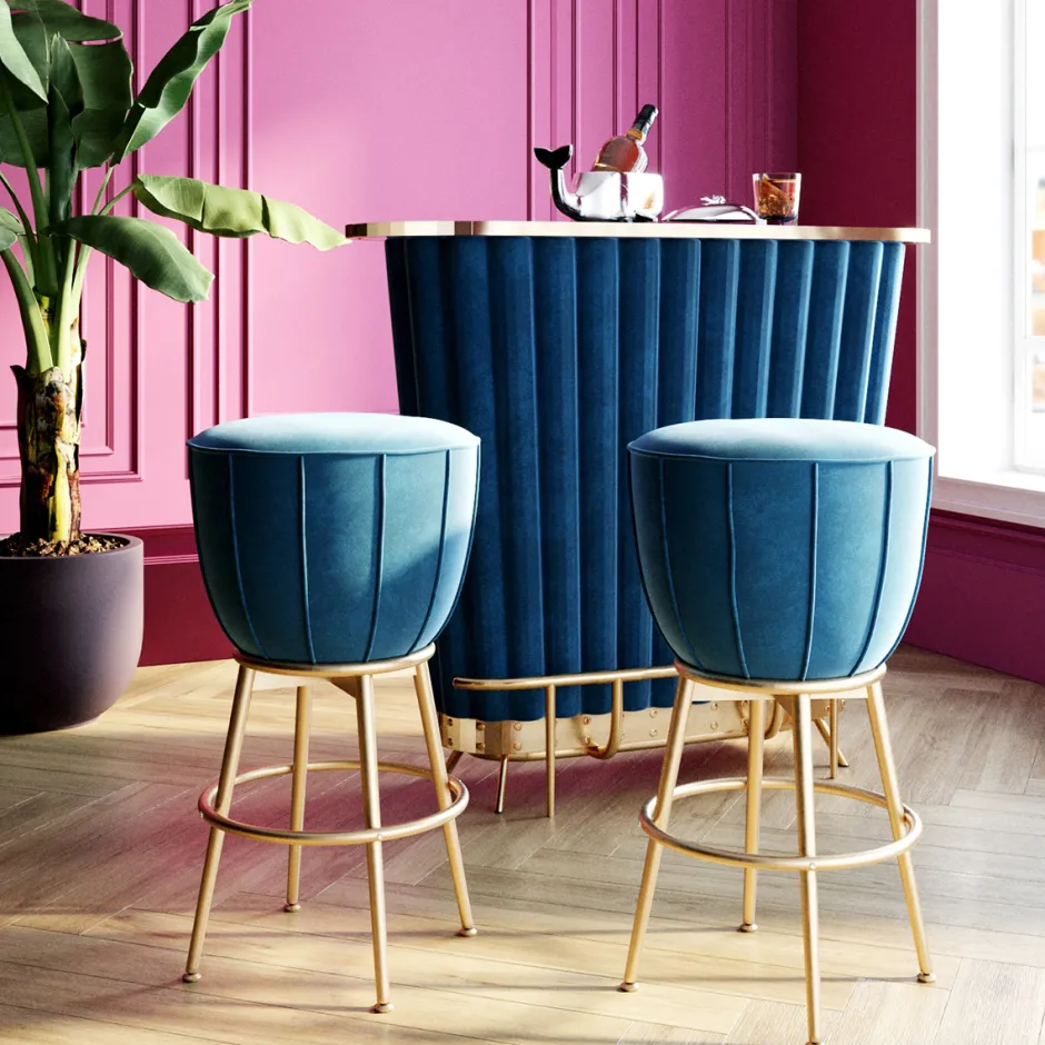 New Barkruk After Work Goud Kasten|Stoelen