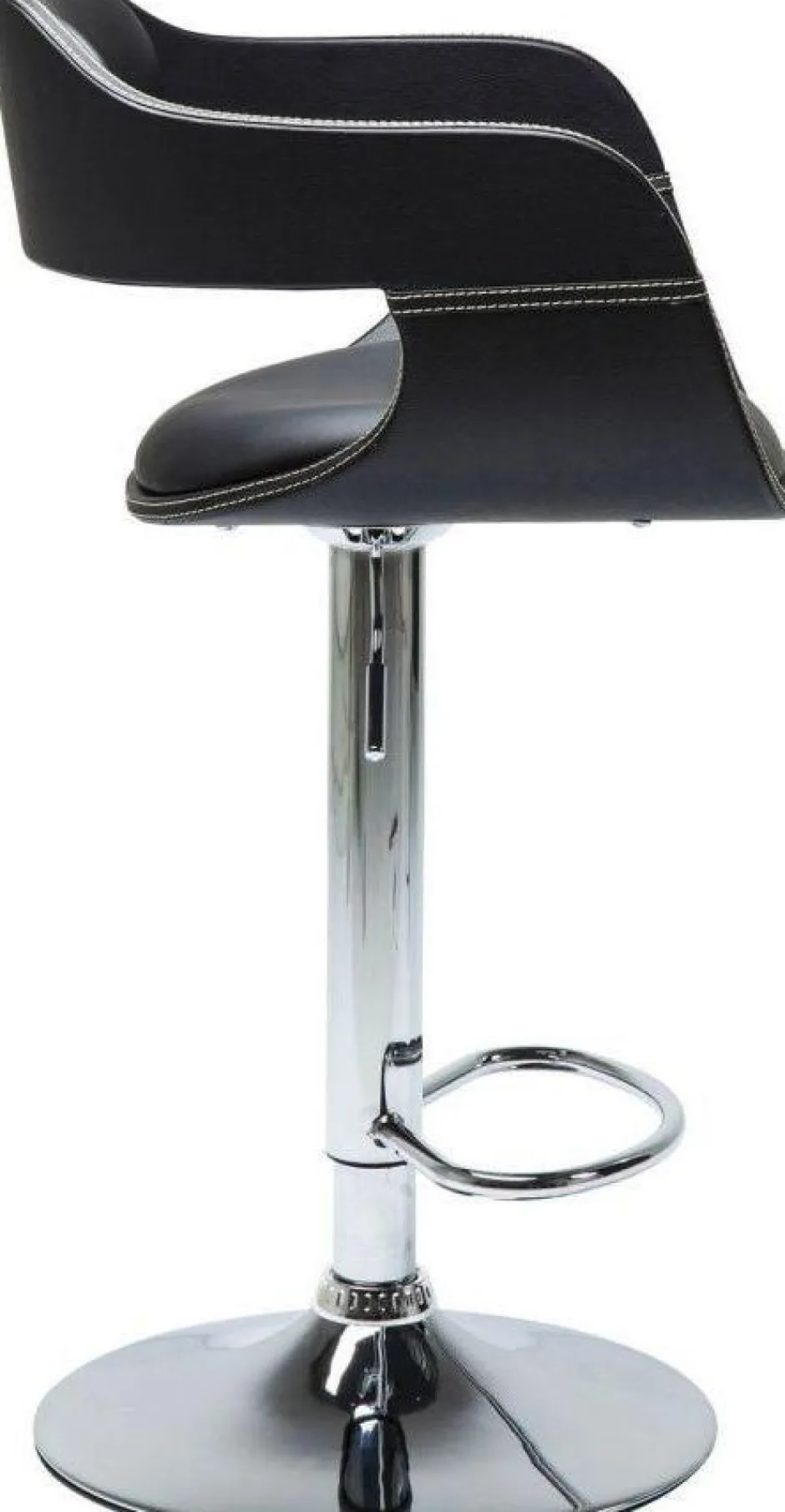 Outlet Barkruk Costa Zwart Kasten|Stoelen
