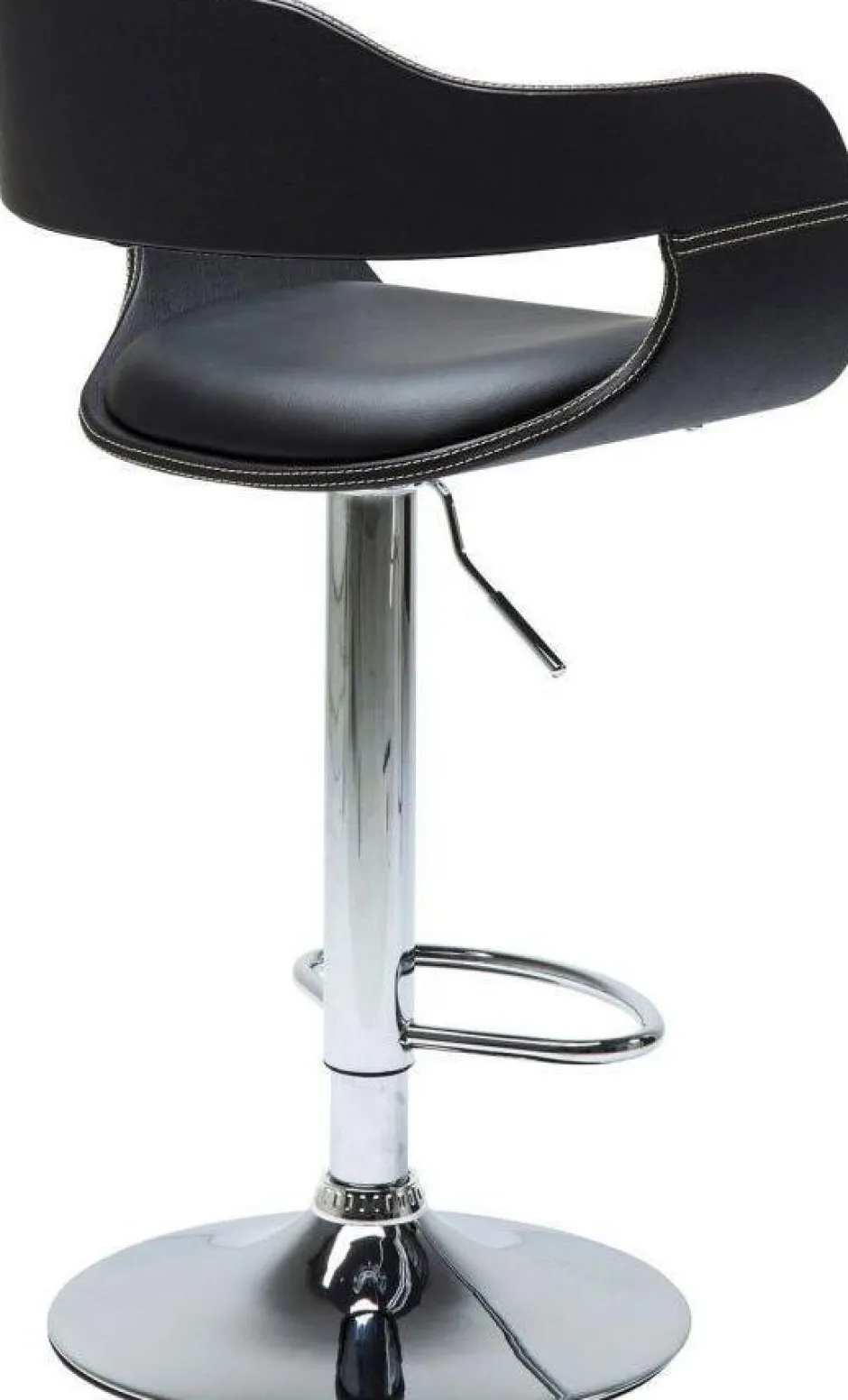 Outlet Barkruk Costa Zwart Kasten|Stoelen