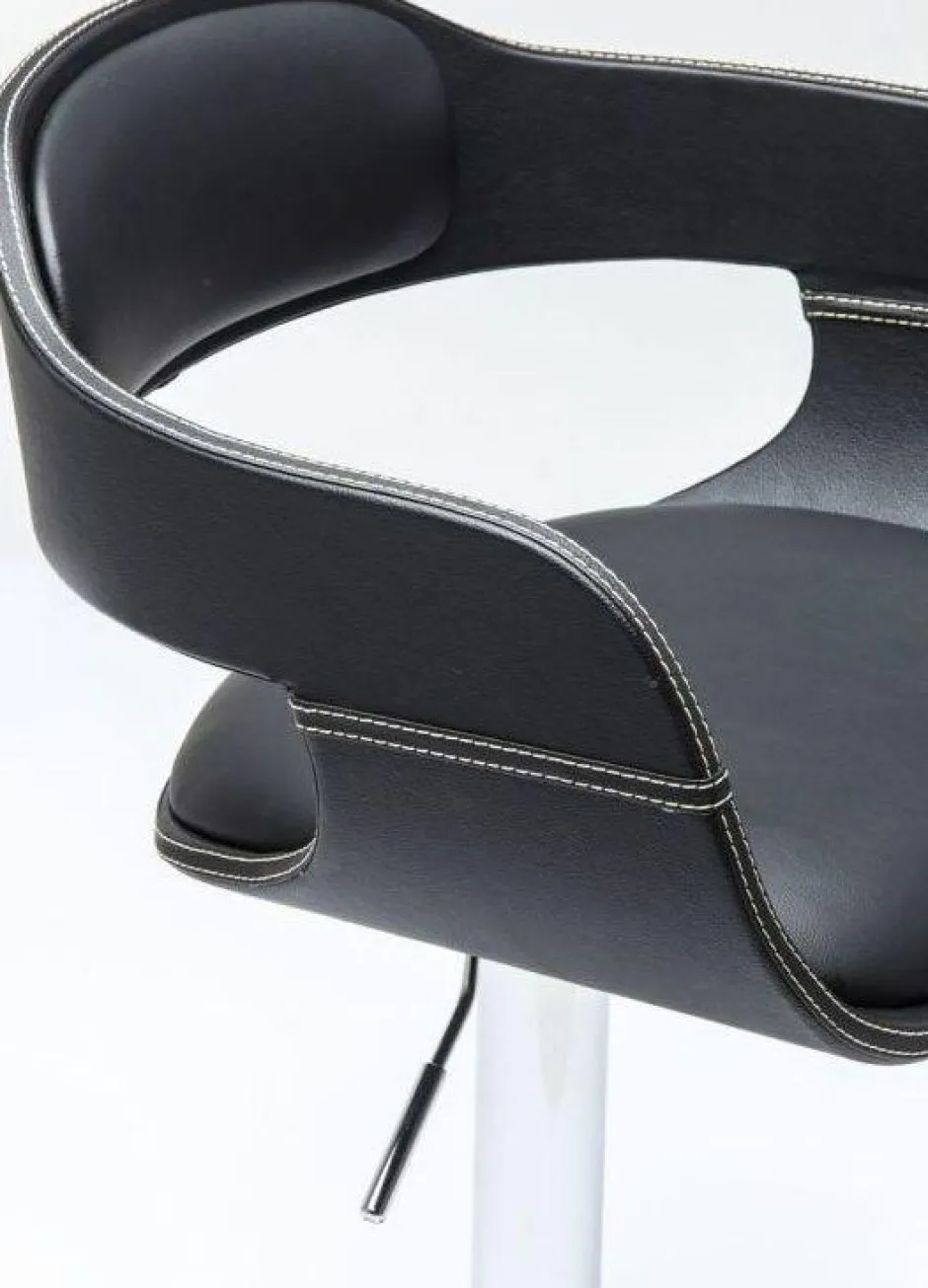 Outlet Barkruk Costa Zwart Kasten|Stoelen