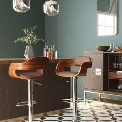 Best Barkruk Monaco Chocolade Kasten|Stoelen