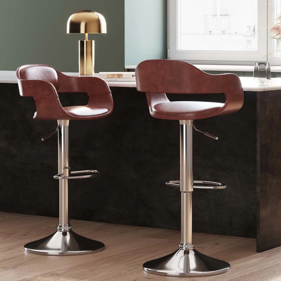 New Barkruk Monaco Noga Kasten|Stoelen