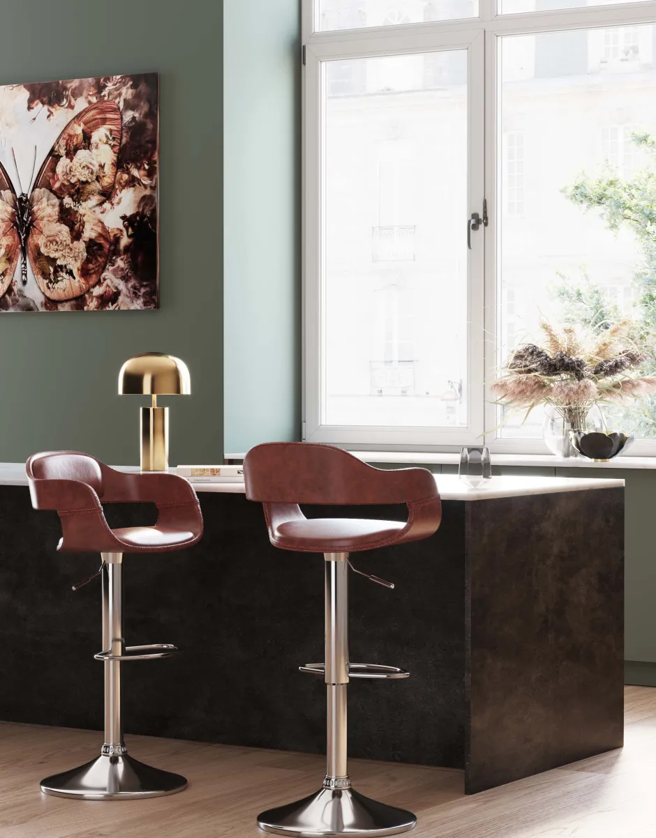 New Barkruk Monaco Noga Kasten|Stoelen