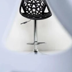 Cheap Barkruk Ornament Wit Kasten|Stoelen