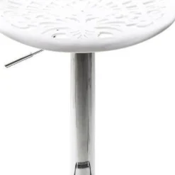 Cheap Barkruk Ornament Wit Kasten|Stoelen