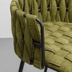 Hot Barkruk Saluti Dark Green Kasten|Stoelen