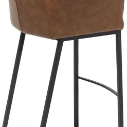 Hot Barkruk Thinktank Vier Poten Bruin Kasten|Stoelen