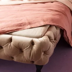 Best Bed Desire Fluweel Ecru 160x200cm Bedden|Kasten