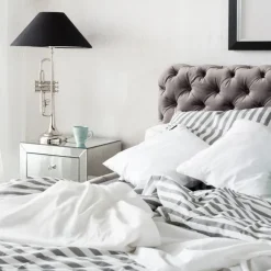 Shop Bed Desire Fluweel Zilvergrijs 180x200cm Bedden|Kasten