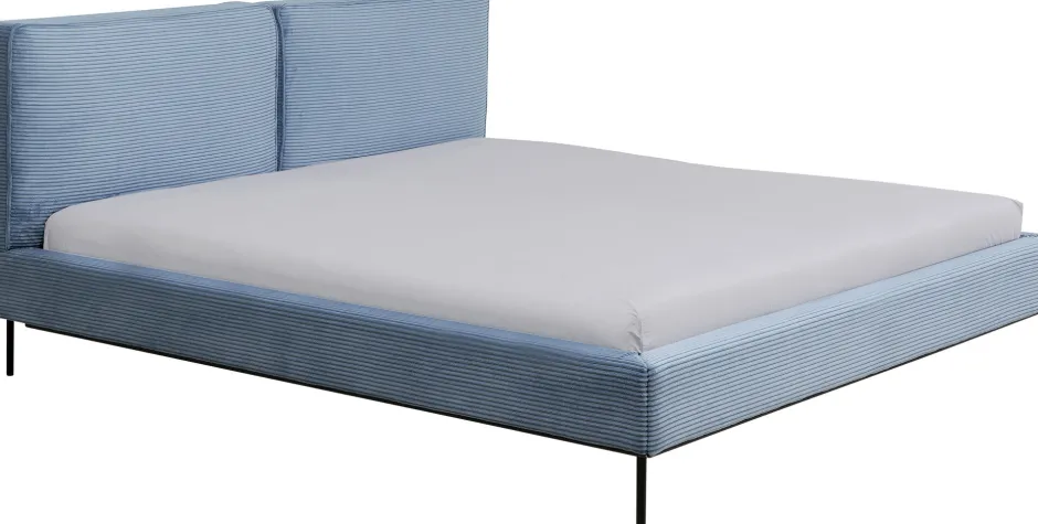 Outlet Bed East Side Cord Blue 180x200cm Bedden|Tuinmeubelen